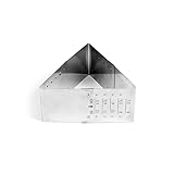 Hostelnovo Dreieckige Form, verstellbar, Küchenutensilien, aus Edelstahl, Größe: 8-12 cm