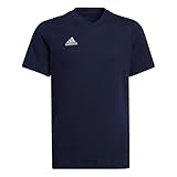adidas Unisex Kinder Entrada 22 Tee, Team Navy Blue 2, 7-8 Years