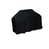 GARIOUANS wasserdichte BBQ Abdeckhaube aus Robustem Polyester Schutzhülle für Gasgrills bis Wetterfeste Grillabdeckung für Outdoor Staub und Regenresistent S