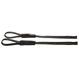 NETPROSHOP Mono Steigbügelriemen Leder schwarz oder braun Größe 60 oder 70, Groesse:60, Farbe:Braun
