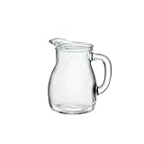 Bormioli Rocco 146160 Bistrot Krug, mit Füllstrich bei 1l, Glas, transparent, 1 Stück