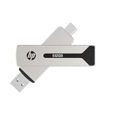 HP 911 Pro 512GB USB 3.2 OTG Type-C/Type-A Flash Drive, bis zu 1000MB/s