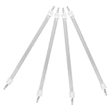 WEKADRIN 4 Stück Quarz Heizrohre Ersatz für Elektrische Terrassenheizungen 287cm Quarz Heizstab für Innen und Außenbereich Schnelles Heizelement