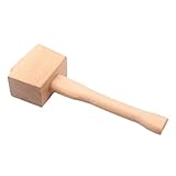 Liummrcy LIU Barmherzigkeit.Hölzernahnenhammer Hammer Holzschnitzerei Hammer Buchenholz Holz Arbeit Hammer Carpenters Hammer.
