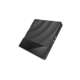 SHEHUALI Tragbarer DVD-Player, Tragbares Hochgeschwindigkeits-USB 3.0-CD-DVD-RW-Optiklaufwerk Externes Slim-Disk-Lesegerät Desktop-PC-Laptop-Tablet Promotion-DVD-Player(Noir)