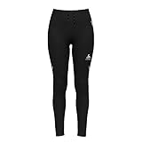 Odlo Damen Langlauf Tight CERAMIWARM, black, L