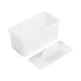 QOTSTEOS Rechteckige Sushi-Form - Japanischer Küchen-Maker Set zur Herstellung, BPA-frei, Pressform (1 Stück, Weiß)