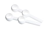 HOME LAMB Gardinenstangenhalter Weiß 2 Stück 28mm Durchmesser Doppelt - Stabile Gardinenstange Halter - Plastik Vorhanghalter Robuste und Solide - Halter Gardinenstange - Gardinenstangen Träger