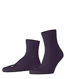 FALKE Unisex Run U Sso Baumwolle Funktionsmaterial Einfarbig Socken, Rot Wine Berry 8761 Rib, 42-43