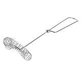 Warmhm Schneebesen Handgefertigter Spiralbesen Ergonomischer Eierquirl für Rühren von Eiern Milchmix und Saucen Spülmaschinengeeignet
