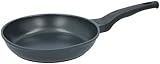 alpina Pfanne 24 CM - Bratpfanne - Geeignet für Induktion, Keramik, Halogen, Gas und Elektro - Spülmaschinenfest - Aluminium - Schwarz