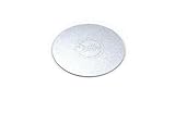 Sallys Cake Boards Silber 4 mm Stärke Aus stabilem leichten Karton mit lebensmittelecher Aluminiumbeschichtung - Kuchenunterlage, Tortenunterlage, Tortenplatten, Cakeboard (Ø 20 cm)