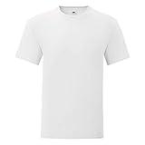 Fruit of the Loom T-Shirt der Marke für Herren, weiß, L