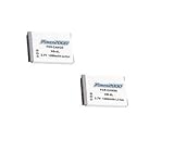 PhotoHighQuality 2 x NB-6LH Akkus kompatibel für Canon D10 PC1355 S90, Canon S95 SX240, Canon SX260, Canon SX500, Canon SX510, Canon SD770