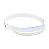 Opvonxeh Headlamp wiederaufladbar, LED Headlamp High Lumen, USB-C wiederaufladbar, Hiking LED Headlamp, Lightweight Headlamp für Laufen, LED Headlamp, Headlamp zum Radfahren