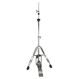 Fame HH7000 HiHat-Ständer, Leichtbauweise, Einzelkettenantrieb, Doppelverstrebung, Ergonomische Trittplatte, Inklusive HiHat-Clutch, Ideal für Kleine Gigs, E-Drum Sets