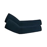 YKAFADE 4 Paare Kühlung UV-Schutz Ärmlinge für Damen Herren Arm Sleeves Kühlung Kompressions Armstulpen Sonnenschutz Arm Ärmel Elastische Atmungsaktiv für Sport Radsport Radfahren Outdoor,Navy Blau