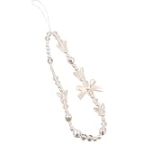Handy Lanyard, Handgemachte Anti-Lost Handyhülle Anhänger Anhänger Kette, Handy-Anhänger, Telefon Lanyard Handschlaufe Handgelenkschlaufe Perlen Kette Lanyard Schmuck