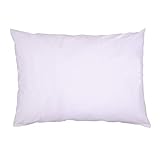 Kissenbezug 25x35 cm Uni Weiß Baumwolle Dekokissen Kissenhülle Couchkissen Sofaskissen Deko Hotelverschluss