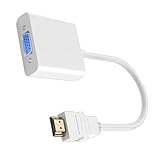 yztju Laptop-zu-Monitor-Anschluss, Computerkabeladapter | VGA-zu-DisplayPort-Adapter Light Weight Videoadapter | Stabile Verbindung, Nicht bidirektionaler Monitoradapter für Computer, Laptops,
