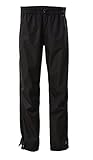 killtec Damen Regenhose mit durchgehendem Reissverschluss, packbar - KOS 18 WMN PNTS, schwarz, 40, 38279-000