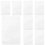 NUOBESTY Plastikkartenhalter Versand 100pcs Bilanzkartentaschen wiederverwendbare Etikettenabdeckungen Praktische Kartenhalter Nützliche Kartenärmele Fotohalter Ausweiskartenhalter