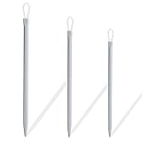 3 Stück Nähnadeln mit, Großen Öhr Wollnadel Nylon Nadeln mit Großem Öhr Zum Weben Wolle Handgenähtes Leder Stumpfe Nadeln für Hand Nähen Tapisser Handwerk Gebogen Stopfnadeln Perfekt für Stric