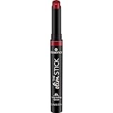 essence THE slim STICK, Lippenstift, Nr. 107, Rot, langanhaltend, pflegend, Expressergebnis, farbintensiv, matt, vegan, ohne Parfüm, ohne Alkohol, ohne Parabene, 1er Pack (1.7g)