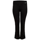 ONLY Damen Onpfold Jazz Pants Curvy-Opus Sporthose, Schwarz (Black Black), W(Herstellergröße: 48/50)