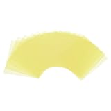 Rebower 4000 Stück 5,1 cm Seidenpapier-Quadrate, gelbe Seidenpapier-Quadrate, Tisch-Konfetti, buntes Seidenpapier, Bulk, [für DIY-Projekte, Kunstbedarf, Scrapbooking, Valentinstag]