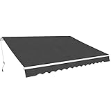 SPRANDOM Gelenkarmmarkise 450 cm Anthrazit