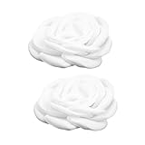 Ipetboom 1Paar DIY Schuhclips Große Weiße Blüten Schnalle Für Schuhe Eleganter Schuhschmuck Accessoire Für Damen