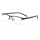 RICCIE Photochrome Outdoor-Sonnenbrille für Herren, Metallrahmen, Glas aus Kunstharz, HD, Lesebrille/UV400 Dioptrien +0,25 bis +3,0,03,+2,5