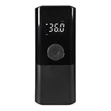 Owneed Elektrische Luftpumpe Fahrrad Akku Kompressor - Mini Tragbare Fahrradpumpe Luftkompressor Für Auto,Motorrad,Fahrrad,Bälle,über USB wiederaufladbar, Als Taschenlampe und Powerbank-12v