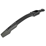 M-Wave 385089_887539036829 Mudguard Mud Max R III, 26-29 Zoll, hinten, Breite 105 mm, Kunststoff, schwarz, mit Halterung für Sitzpost, auf Karte, Einheitsgröße