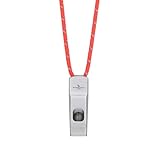 iBasingo Titan Pfeifen Trainerausrüstung Outdoor Camping Wandern Jagd Klettern Notfall Überleben Laute Pfeife Training Sport Schlüsselanhänger Signalpfeifen mit Schlüsselband 1 Stück Ti9020O
