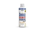 Weider - Amino Power Liquid - Flüssiges Hydrolysiertes Protein - Aminosäuren - 23g Protein pro 45 ml für Muskelaufbau - Mit L-Leucin, Taurin, Vitamin B6 - 1 Liter - Mandarine