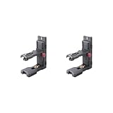 Laser-Wasserwaagenadapter, L-Form, magnetische Halterung, schwenkbare Basis auf 360 Grad, für Wand- und Deckenmontage, 3 Stück
