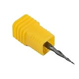 TiAIN beschichteter, konischer Schaftfräser, 0 25 mm Radius, 1/8 Schaft, aus Wolframkarbid, perfekt für Softs und Hochgeschwindigkeitsfräsen