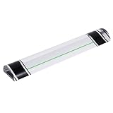 VILLFUL Acryl Lupenlineal mit Schiebemarkierer Transparent Kratzfest Vergrößerungshilfe für Lesen Karten und Kleingedrucktes Leichte Leselupe für Schüler und Büro