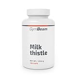 GymBeam Mariendistel (Kapseln) - Silybum Marianum-Extrakt, standardisiert auf 80% Silymarin, unterstützt die Entgiftung der Leber und Fettleber, fördert Verdauung (180 kaps)