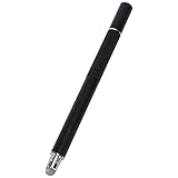 HOMSFOU 2 1 Touchscreen-Stift Kugelschreiber Eingabestifte Für Berührungsbildschirme Tablette Tablett Mit Stift Eingabestift Für Bleistift Black