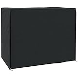 Outsunny Hollywoodschaukel Abdeckung, Wasserfest Schutzhülle für Gartenschaukel, Winddicht UV-Beständig Abdeckhaube mit UV-Schutz, Oxford, 220 x 125 x 172 cm Schwarz