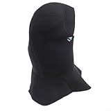 Rehoetom Neopren-Tauchhaube für Tauchen, Schnorcheln und Schwimmen, 3 mm oder 5 mm, Thermo-Neoprenanzug-Kopfabdeckung, schwarz, passend für einen Kopfumfang von 53–62 cm (5 mm), Schwarz