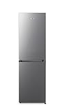 Gorenje NRK418DCS4, Kühl-Gefrier-Kombination 182cm Höhe, 55cm Breite, 256L(171L/85L), Total NoFrost, Multiflow 360°, wechselbarer Türanschlag, CrispZone, Eco Use, Inox Look [Energieklasse D]