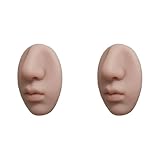 Realistischer Nasenform-Wandspender for Seife, Lustiger Wand-Pressspender, Nachfüllbarer realistischer Nasenquetscher, Vielseitiger Silikon-Handseifenhalter for Bad und Küche-2PCS