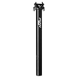 Funn Arrow Fahrradsattelstütze, Länge 350 mm, Durchmesser 31,6 mm, Aluminiumlegierung AL7050, 3D-geschmiedet, einteiliger Kopf und Schaft (schwarz)