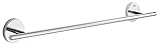 GROHE Start Cosmopolitan - Badetuchhalter (Stichmaß 430mm, Material: Metall, verdeckte Befestigung, zum Kleben oder Bohren), Chrom, 41166000