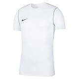 Nike Herren T-Shirt Dry Park 20, White/Black/Black, L, BV6883-100