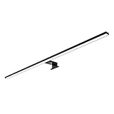 kalb | 80cm LED Badleuchte Badlampe Spiegellampe Spiegelleuchte 230V, schwarz (neutralweiß)